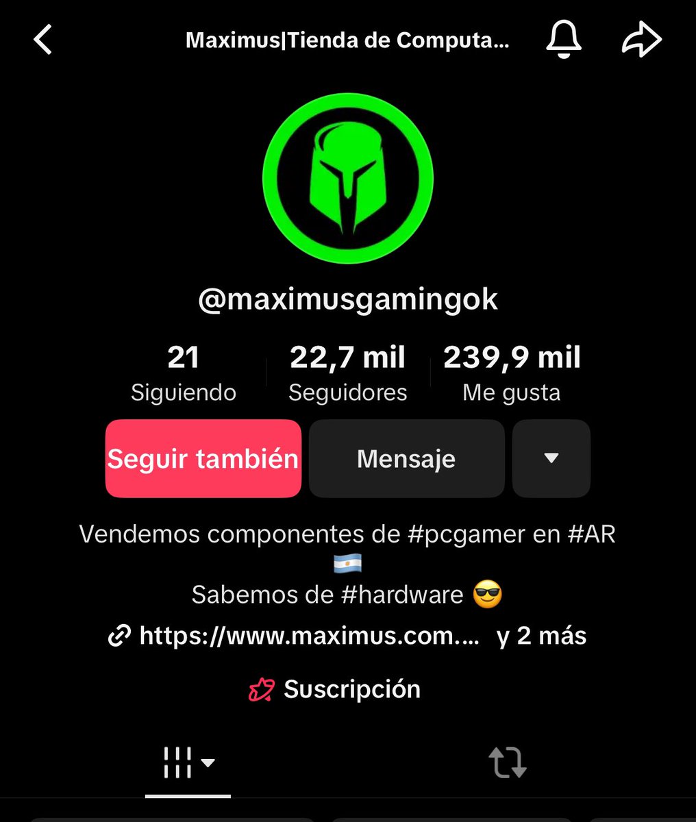 casitrevi's tweet photo. me acabo de dar cuenta que maximus me sigue en tiktok jajaja que les pido para los pibes? https://t.co/iXfsqGFKBq