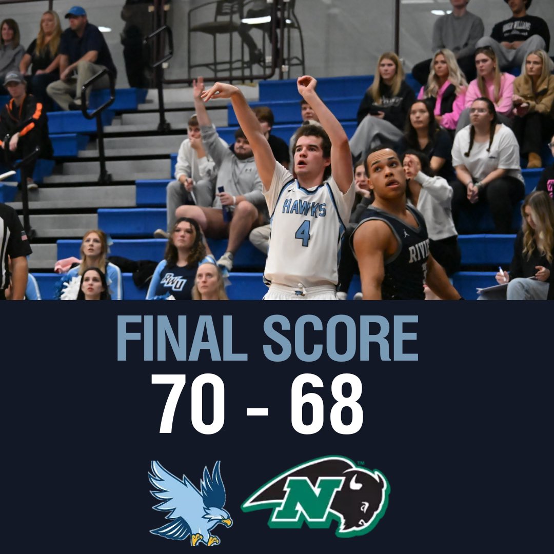 Hawks Win❗️

Ryan Higgins 3 with 5.1 seconds left spring the hawks to a huge home win on alumni weekend! 

Points: Mac Annus - 21

Assists: Finn Miller - 5

Rebounds: Nate Lopes - 5