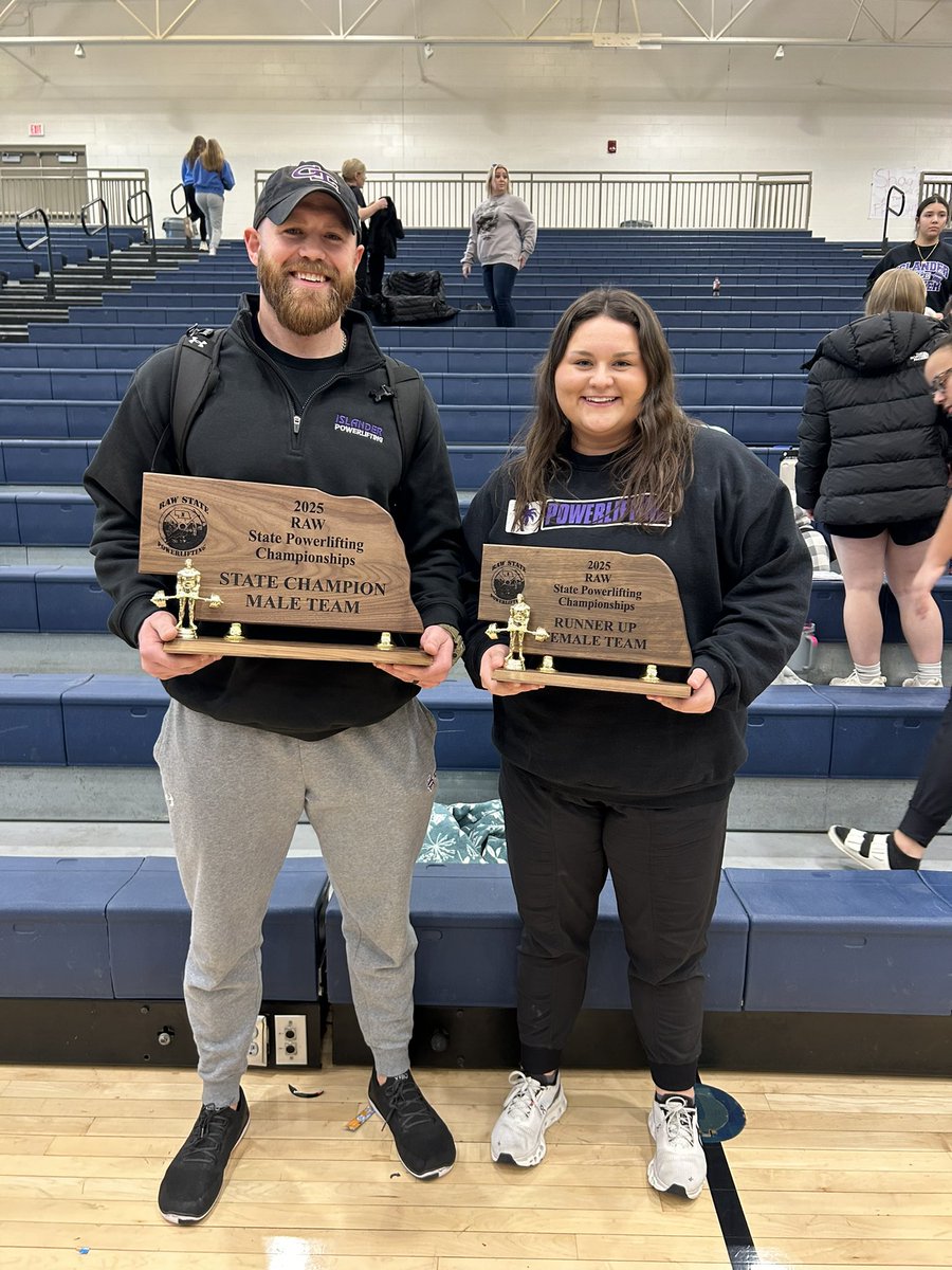 Pat Doyle (@coachpatdoyle) on Twitter photo Big day for Islander Powerlifting at the 2025 Nebraska Raw State Powerlifting Championships
🏆 BOYS STATE CHAMPS
🏆 GIRLS STATE RUNNER-UP
16 individual medalists 
4 individual STATE CHAMPS
2 Lifter’s of the Meet
Proud of my crew 👊🏼 Big day for Islander Powerlifting at the 2025 Nebraska Raw State Powerlifting Championships
🏆 BOYS STATE CHAMPS
🏆 GIRLS STATE RUNNER-UP
16 individual medalists 
4 individual STATE CHAMPS
2 Lifter’s of the Meet
Proud of my crew 👊🏼