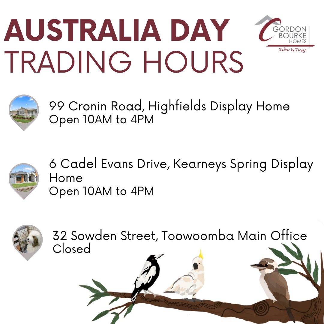 gordon_bourke's tweet photo. 🌟 Celebrate Australia Day with us! 

Both displays will be OPEN on Monday for you to enjoy, while our main office will be closed. Beat the heat this public holiday - visit our displays and enjoy the Ducted Air-Conditioning! 🥳 

We look forward to seeing you there! 

#gordonb... https://t.co/zzXcwtZ4Nr
