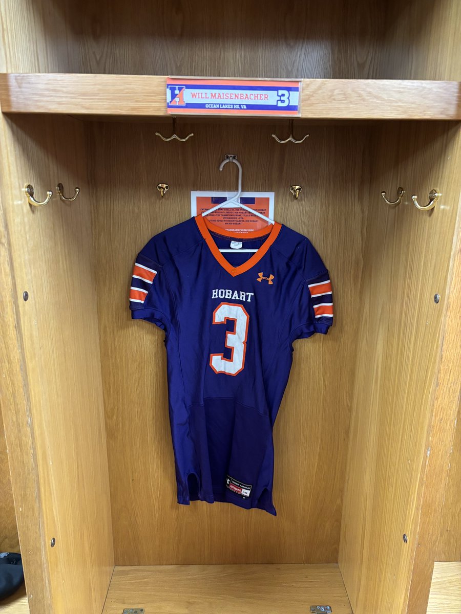 WMais06's tweet photo. I had a great visit @HobartFootball this past week. Thank you to @Coach_DeWall  and @KJMcDonough for having me out and giving me the opportunity to play at the next level! https://t.co/P74ZHyPtpA