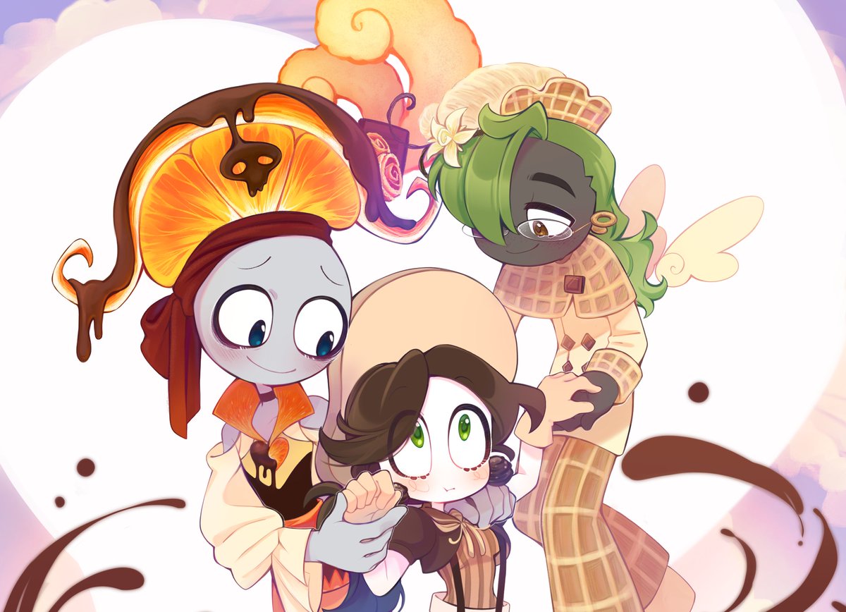 Momo_Art_Game's tweet photo. HEHEHE! SURPRISE!!!! (didn't expect it?:D)
Art-trade for @_truffool_ 💖🍄💖
Decided to please even more, so I added TK!
Sweet love triangle with sweet AU🫶 https://t.co/VW8lvxxtva