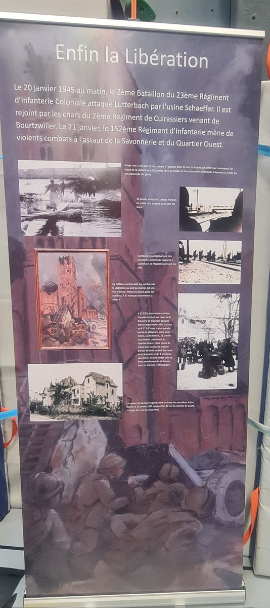 christelleritz's tweet photo. Se souvenir pour ne jamais oublier,
Se souvenir pour sensibiliser.
Les associations d'histoire de Lutterbach et Pfastatt proposent ce week-end une exposition dans le cadre du 80eme anniversaire de la libération.
#mémoire
#liberation
#Lutterbach
#Pfastatt
#circo6806 https://t.co/a2mO6oSrOd