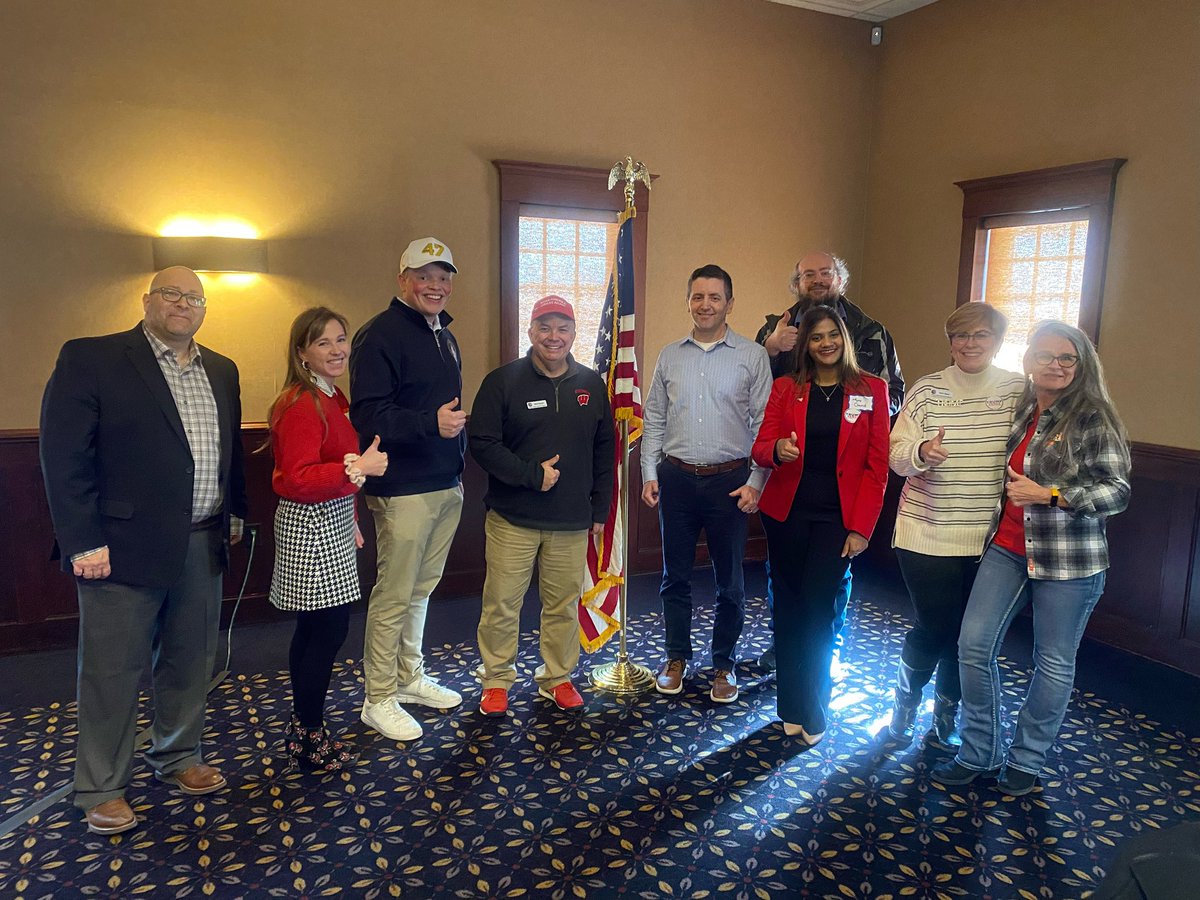 dixonswolfe's tweet photo. I am honored to have been elected the second vice chair of the @BCWIGOP today. Thank you to the membership for your trust and confidence in me. I am committed to working hard to strengthen our party, expand our outreach, and ensure Brown County continues to lead the charge in promoting conservative values. Together, we will build on our momentum and create a stronger, more united Republican movement across Wisconsin’s 8th Congressional District.

A special thank you to the outgoing executive committee for their remarkable efforts in 2024. Raising over $185,000, increasing membership, and boosting activism were no small feats, and their dedication has set us up for continued success. With the foundation they’ve built and the energy of our members, I’m confident the future is bright for Brown County Republicans. Let’s get to work! 

#Leadership #GOP #Grassroots @tpaction @charliekirk11