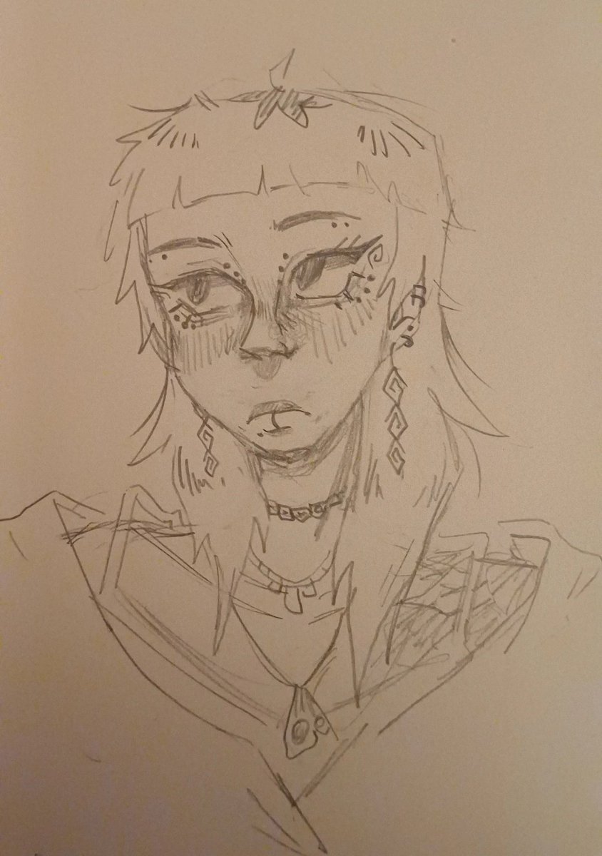 his twin sister :3 I fucking love close up headshots of my ocs