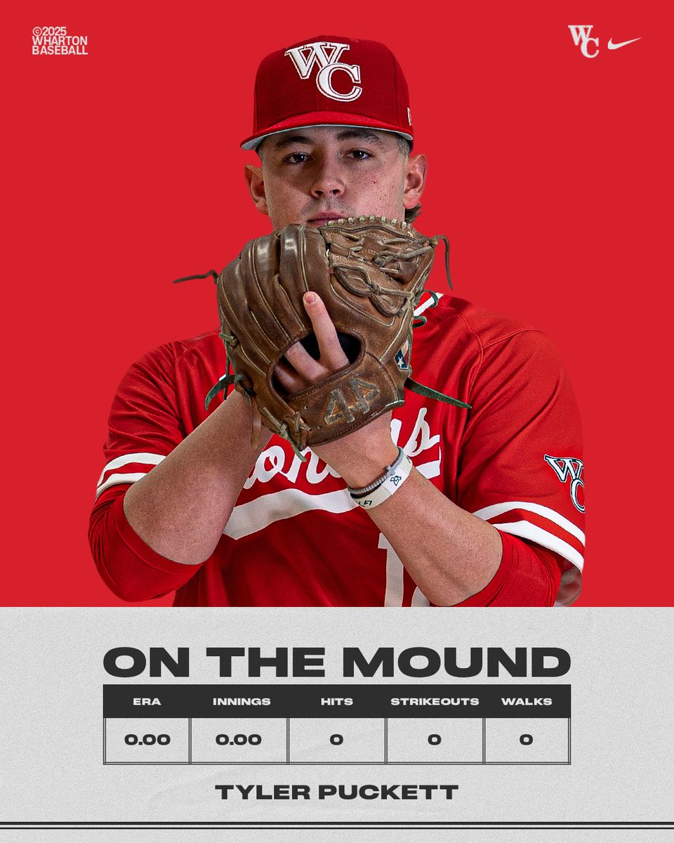 WCJC_Pioneers's tweet image. Tyler Puckett gets the nod on Opening Day.

#DubC