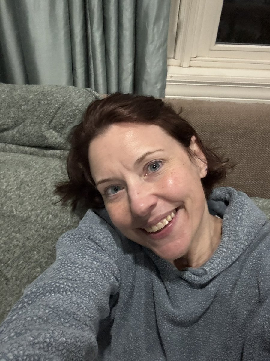 nlooney29's tweet photo. I have crazy hair for my long distance date night. Ready to curl up in front of the fire and watch a movie with my date 🥰💙 https://t.co/PKdvnPfGu5