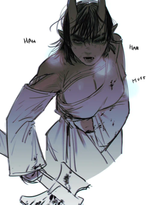 Butchified my dnd oc