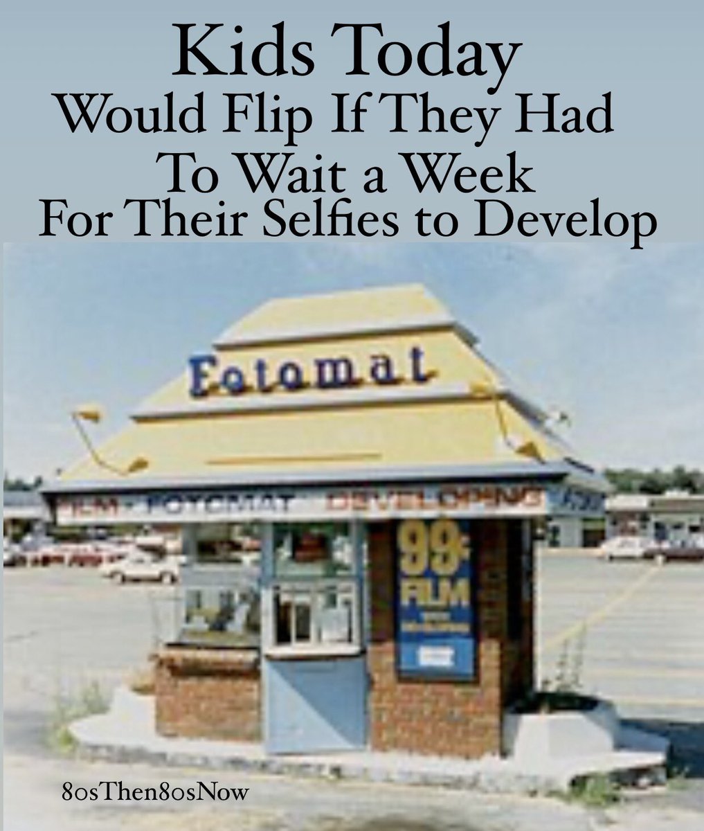 80sThen80sNow's tweet photo. It’s a Struggle Us Older Kids Know All Too Well.
#fotomat #photomat #photography #photographs #photograph #photos #photo #pics #pic #selfies #selfie https://t.co/6pRC4kydnv
