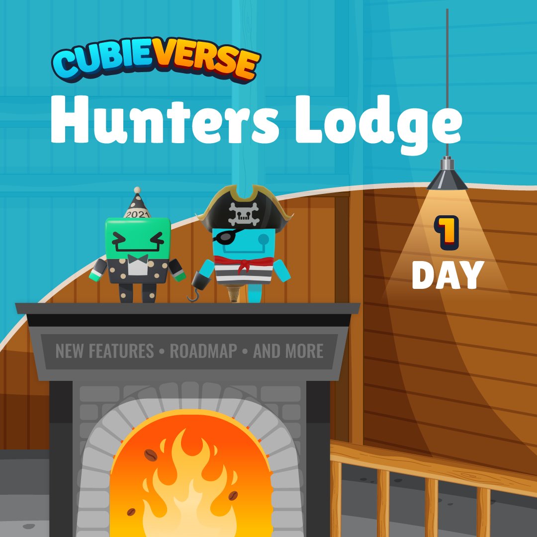 Do you want to learn more about what's coming to the Cubieverse in February? 

Join us tomorrow for the Hunters Lodge 21 live stream at 11:00am PDT on YouTube!

youtube.com/@Cubieverse

We hope to see you there!

#Cubieverse