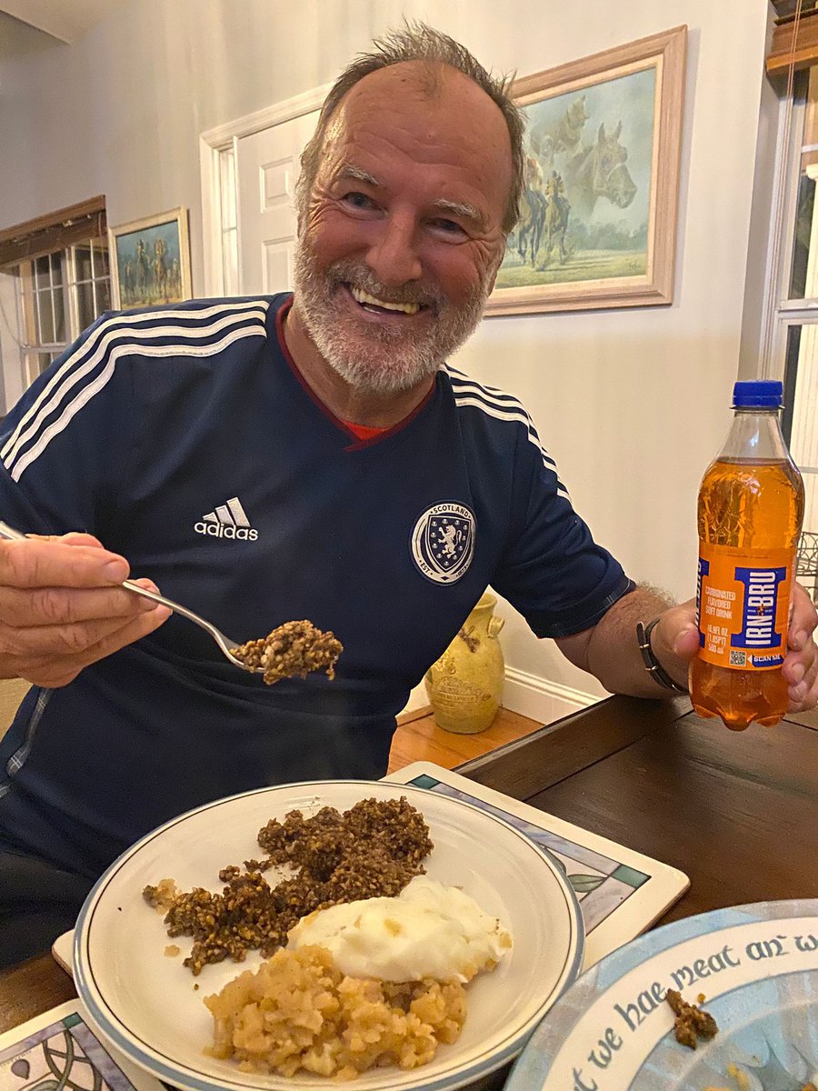 Happy Burns Night from Florida . #Haggis #Neeps #Tatties #IrnBru 🏴󠁧󠁢󠁳󠁣󠁴󠁿