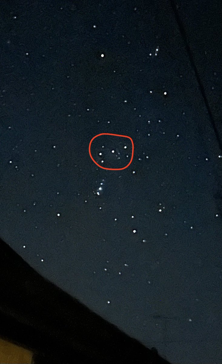 TheBestBackman's tweet photo. @jane_brewer @MrJamesMay I was the same way! One tip that really helped me is to find a constellation that's really easy to spot that orients you. James' picture has a good one with Orion, specifically Orion's belt. The three super bright stars in a straight line are really easy to see on a clear night. https://t.co/2KKfRuzOMB