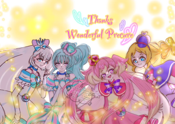 一年間ありがとう!!!とってもワンダフルだったよ(*'꒳`*)#ありがとうわんぷり#わんぷり#precure 