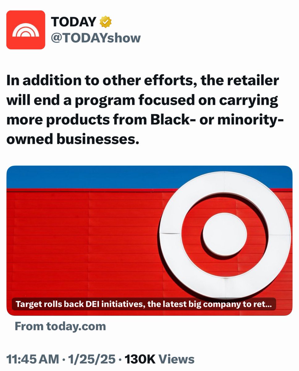Attn: <a href="/Target/">Target</a> we are done!!!

Black folks, do not spend a dime here. Do not spend money where you will not be hired—or where they will not carry your products.

Target is spitting in your face!