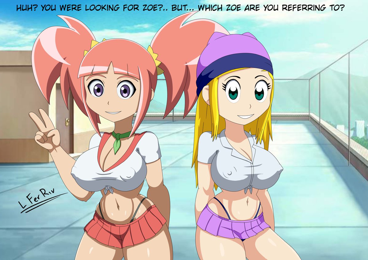 LFerRiv1's tweet photo. Double Zoe xD
Japon: tatsuno malm and Izumi Orimoto
World: Zoe Drake and Zoe Ayamoto
#zoedrake #zoe_drake #tatsunomalm #tatsuno_malm #zoeayamoto #zoe_ayamoto #digitalart #Digimon #dinosaurking #art #AnimeArt #anime #bigbreasts https://t.co/8ELL3XudDj