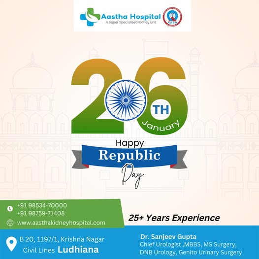 Aastha Hospital (@hospital_aastha) on Twitter photo ๐๐จ๐ง๐จ๐ซ๐ข๐ง๐ ๐ญ๐ก๐ ๐๐ฉ๐ข๐ซ๐ข๐ญ ๐จ๐ ๐
๐ซ๐๐๐๐จ๐ฆ ๐ญ๐ก๐ข๐ฌ ๐๐๐ฉ๐ฎ๐๐ฅ๐ข๐ ๐๐๐ฒ๐ทLetโs celebrate the strength of our nation and the health of its people! This Republic Day, Aastha Kidney & Super Specialty Hospital salutes the spirit of resilience, unity, and progress. ๐๐จ๐ง๐จ๐ซ๐ข๐ง๐ ๐ญ๐ก๐ ๐๐ฉ๐ข๐ซ๐ข๐ญ ๐จ๐ ๐
๐ซ๐๐๐๐จ๐ฆ ๐ญ๐ก๐ข๐ฌ ๐๐๐ฉ๐ฎ๐๐ฅ๐ข๐ ๐๐๐ฒ๐ทLetโs celebrate the strength of our nation and the health of its people! This Republic Day, Aastha Kidney & Super Specialty Hospital salutes the spirit of resilience, unity, and progress.