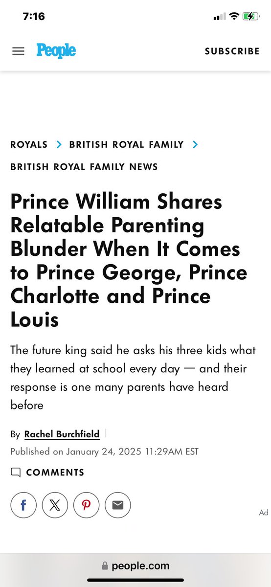 J_Ansberry's tweet photo. @people please correct the problem. It’s Princess Charlotte not “Prince Charlotte.” https://t.co/5muP8vjneR