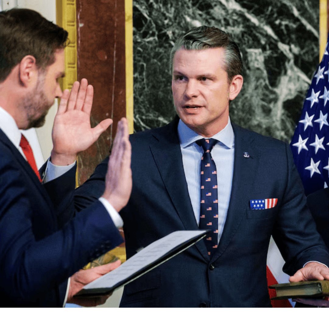 Congratulations to Pete Hegseth, the 29th Secretary of Defense 🇺🇸