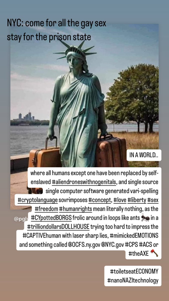 sammcnary's tweet image. IN A WORLD..

where all humans except one have been replaced by self-enslaved #aliendroneswithnogenitals, and single source single computer software generated vari-spelling #cryptolanguage sovrimposes #concept, #love #liberty #sex #freedom #humanrights mean literally nothing, as