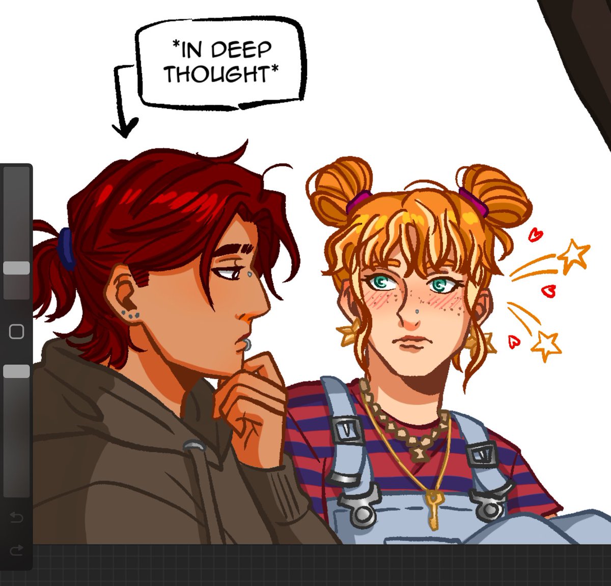 spidermatcha's tweet photo. incredibly whipped for each other // #ocart #webtoon #youremyanchor #mearamontgomery #thiodeluca https://t.co/ItQflslp4b