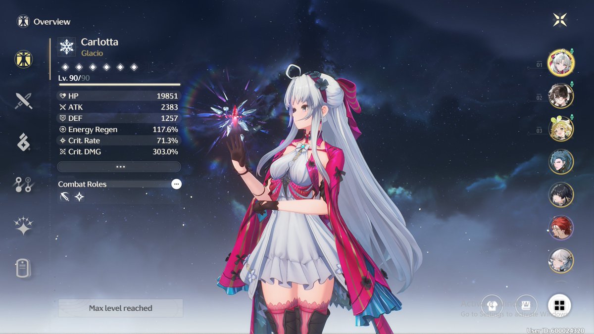 ArknightEnjoyee's tweet photo. @wuwaguy My current stats, waiting to get shorekeeper to make the numbers bigger https://t.co/o2IUmfqr3U