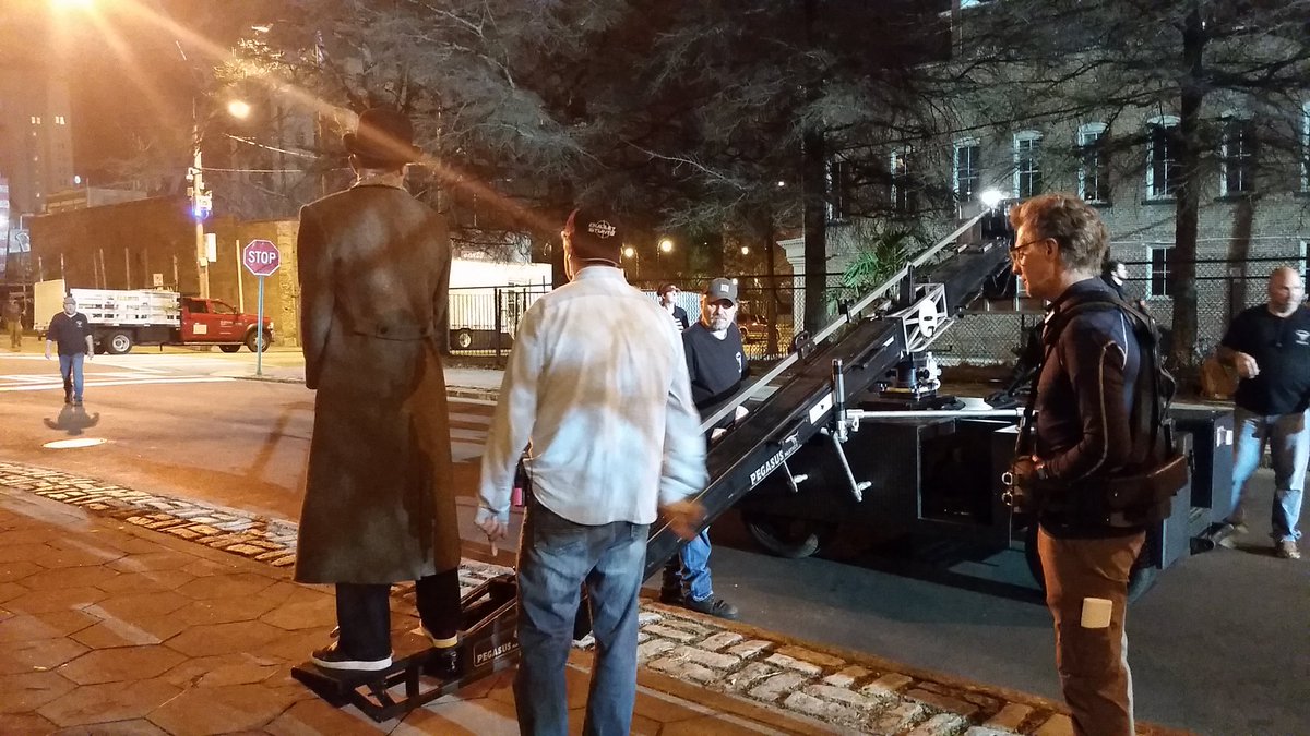 Exactly 7 years ago, we were filming this. That's my stunt double, Austin Tyler, doing all the dangerous stuff!

#hauntingofhillhouse #thehauntingonnetflix #horror #bts #behindthescenes #stunts #practicalfx
