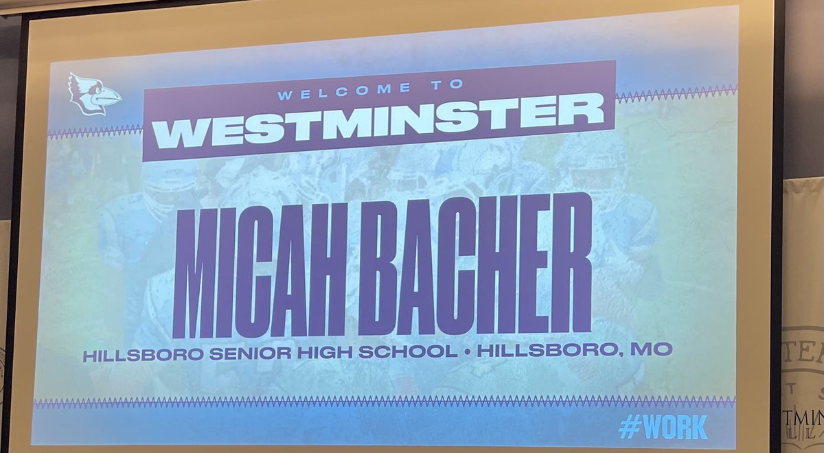 MicahBacher's tweet photo. After a great talk with @CoachKGRoberts  and @Coach_Butts I’m excited to announce I’ve received my 7th offer from @WESTMOFB! @HHS_Athletics @HHS_Footballers @6starfootballMO @PrepRedzoneMO @CoachKoustmer https://t.co/FnBK5R4u32