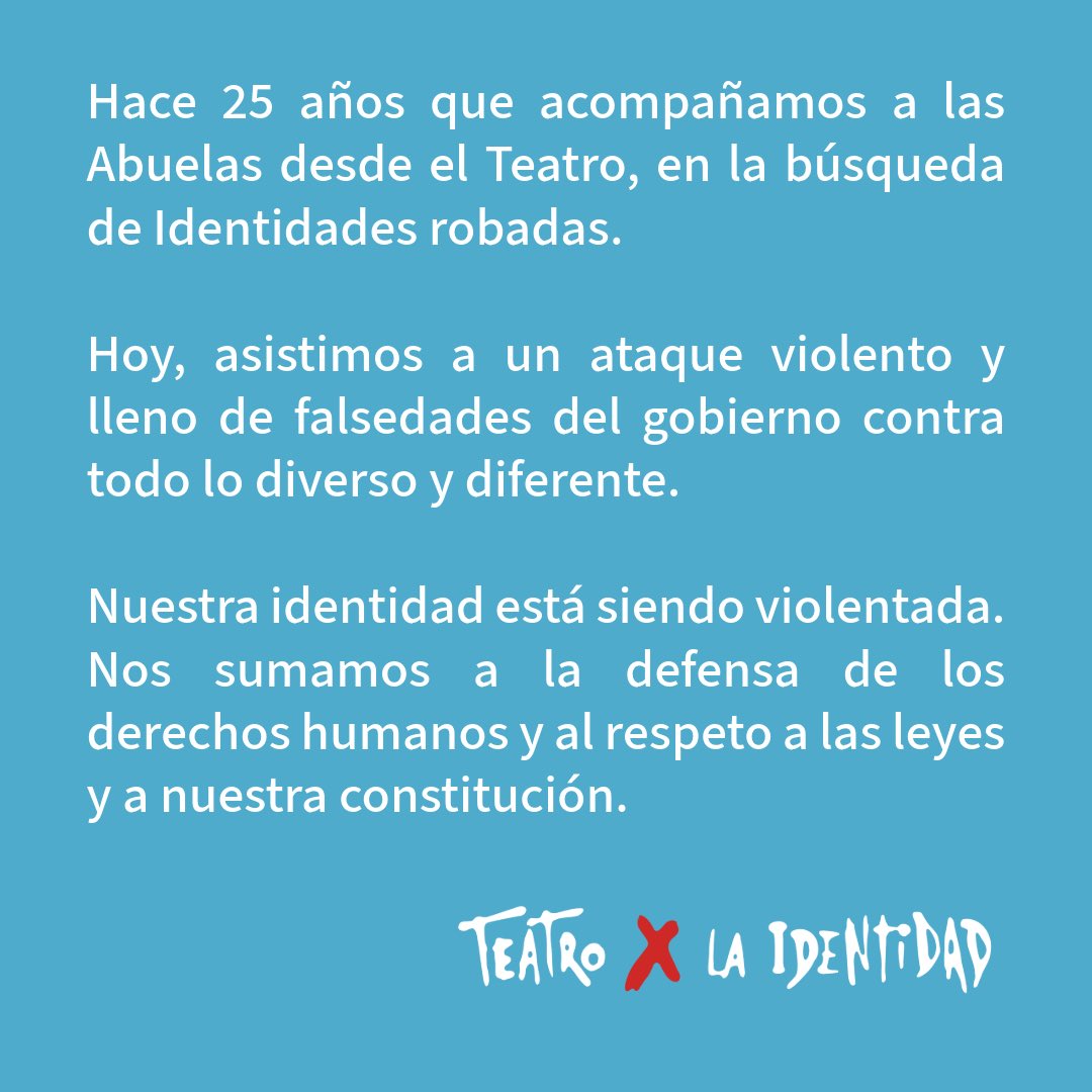 Nuestra identidad está siendo violentada.