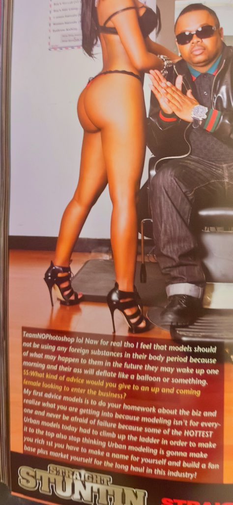 The magazine issue that sold out immediately once female models got the word of the interview Dj KaySlay🕊️ did wit me of spilling out the blueprint of how to become successful in the modeling industry and beyond and the rest is history #StraightStuntinMagazine #ModelKing 🤴🏽 👑