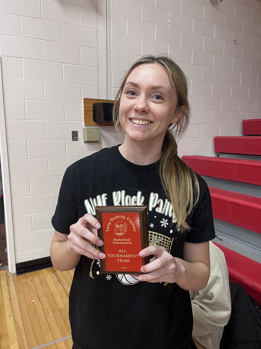 GalenaBulldogs's tweet photo. Galena lady Bulldogs  place 3rd in the Tony Dubray classic.

Rylee Boyes was selected to the all tournament team.  

Congratulations ladies!! https://t.co/tKqsFTzOH6