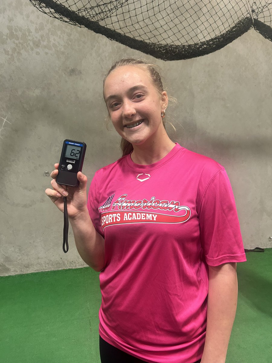 albano_reese's tweet photo. A great thank you to High Level Throwing for all the knowledge on how I can improve my throwing technique and velocity. My throwing PR came in at 62 mph today! @AASA_16UGold #throwingvelocity #62mph https://t.co/Nrybvypl5o