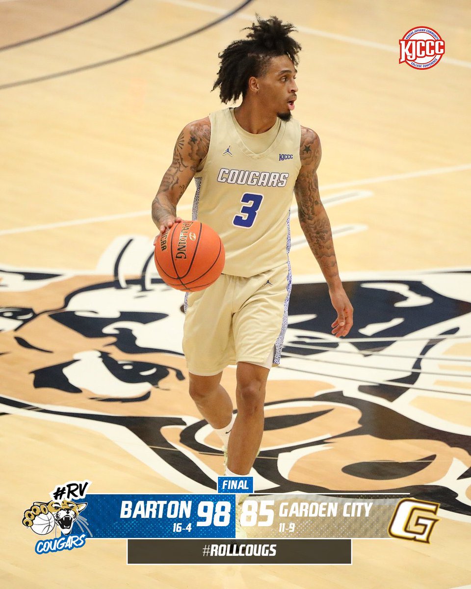 Back To Work. 

🔹 Dre Kindell - 31pts 3ast 3reb 
🔹 Brent Moss - 25pts 6reb 
🔹 James Parlow Jr - 13pts 5reb 
🔹 Eltramon Smith Jr - 13pts (5-5 FG) 
🔹 Rodriguez &amp; Williams - 7pts each. 

#GoBarton #RollCougs 🐾