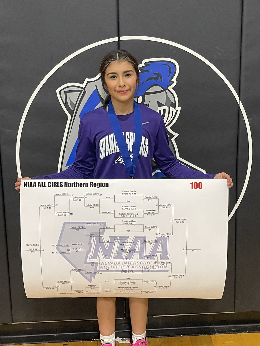 Viviana Zavala is Spanish Springs 1st Girl’s Regional Champion