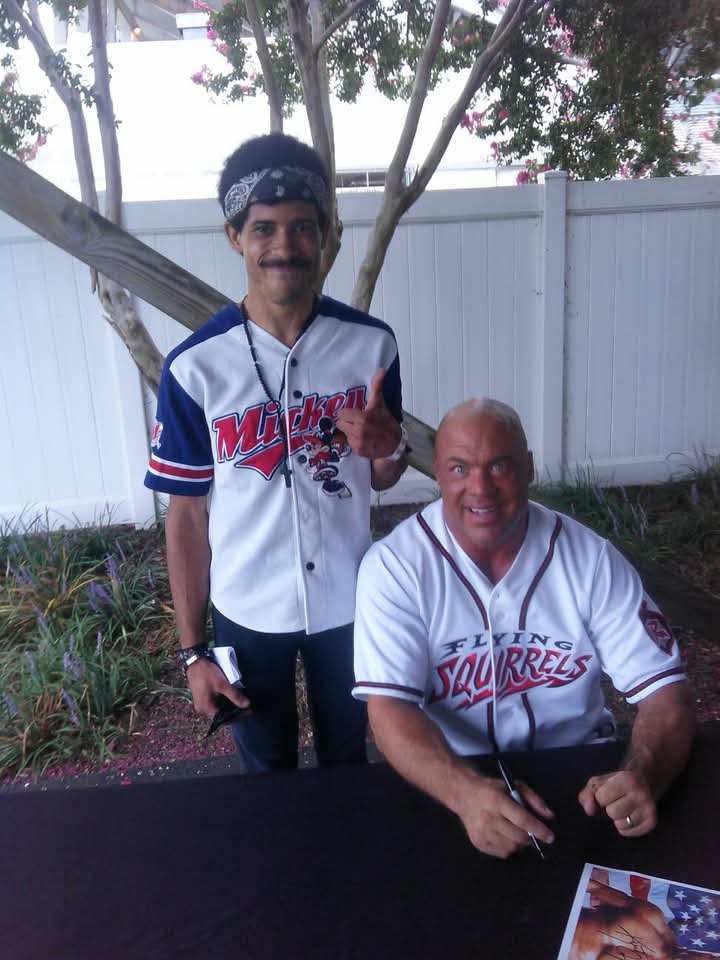thatsteezeyone's tweet photo. @RealKurtAngle I just looked up the wrestling line up so far for Galaxycon Richmond and it'll be awesome to see you again after ten years. I remember talking with you about coming back to WWE because we missed you and you told me to stay tuned. https://t.co/Re1NNUkVpd