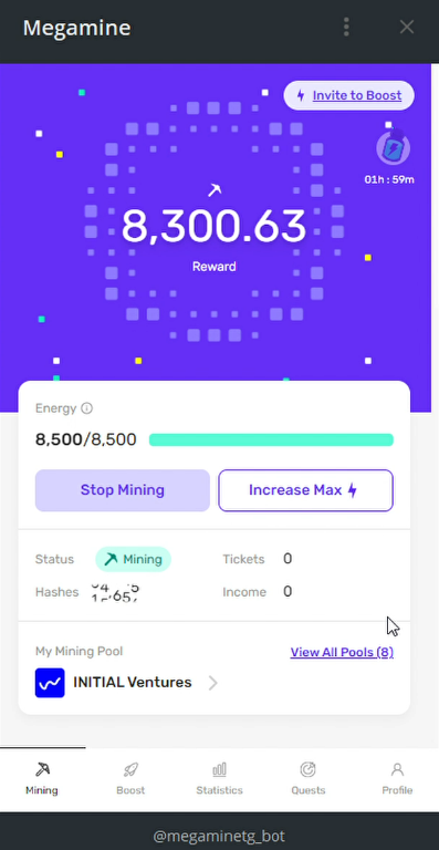 laughlaunch_com's tweet photo. 💎 Ready to level up? 

Check out Megamine on Telegram – the coolest way to mine tokens!

🌟 Total supply: 1,000,000,000
🔥 Only 26% mined so far. Don’t miss out!
🚀 Start mining here: https://t.co/NhvG1K1leW

🐝 part of something big! 
#CryptoMining #Megamine #Telegram https://t.co/d13NWahJay