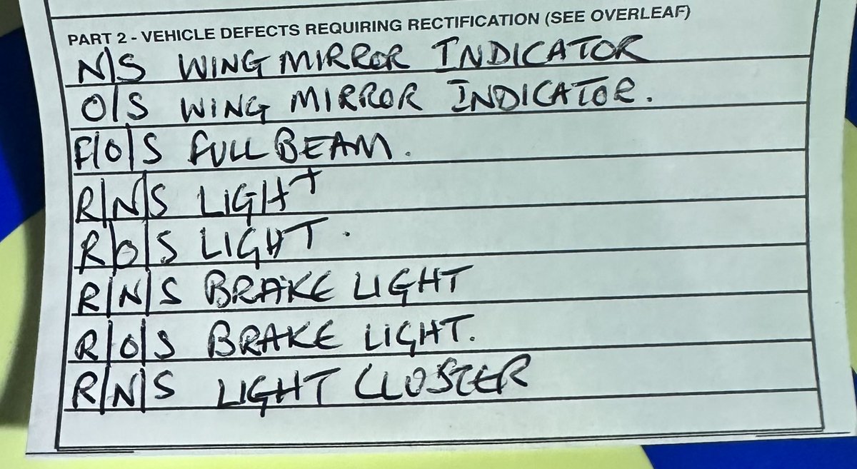 RP34 - Stevenage 

First stop of the morning… 8 x Defective Lamps on the vehicle is why our attention was drawn to it. 

Turns out the Driver was not insured to drive… <a href="/DriveInsured/">Drive Insured</a> 

🚫Vehicle Seized, Driver Reported &amp; Defect Notice Issued. 

•411250 &amp; 412742