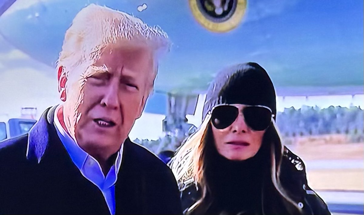 PDWarwick's tweet photo. Is it my imagination or has Milania Trump become a more dutiful wife and supporter of Donald Trump than she was in his first term ? https://t.co/xOMnVX6e33