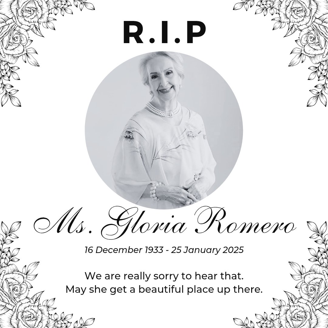 mrpeace2020's tweet photo. Paalam sa ating Queen of Philippine Cinema, Ms. Gloria Romero 🤍 Salamat sa walang hanggang inspirasyon at galing sa pag-arte. Isa kang yaman ng sining Pilipino.🙏 

#KaPeacers
#MrPeace https://t.co/B54JmpL68w