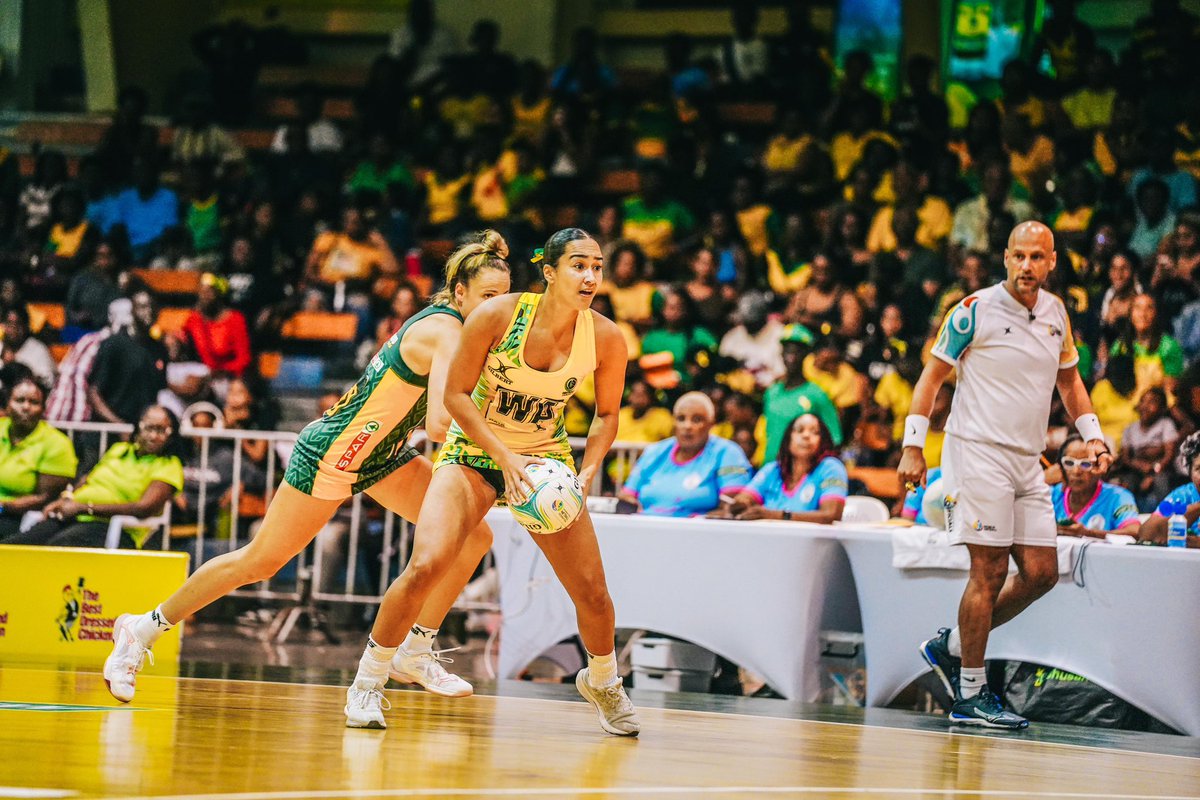 Grace, grit, and goals! 🌟 The Sunshine Girls shine brighter on the court with every play. 🇯🇲✨ 

#SunshineGirls #NetballExcellence #PrideAndPower