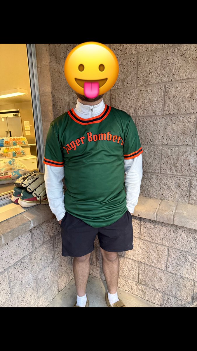 Q zip turtleneck under the slowpitch jersey. Sometimes you gotta play both sides #business