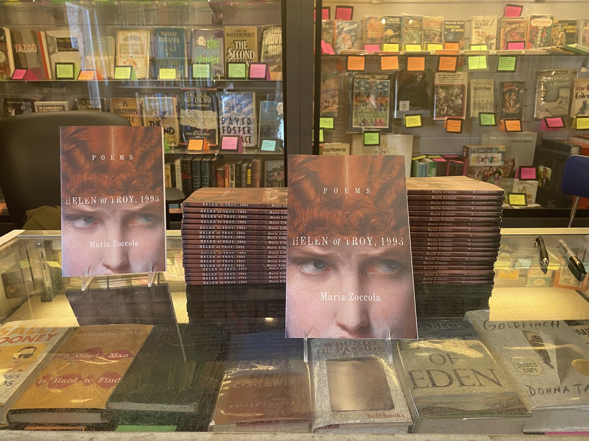 Maria Zoccola (@mariazoccola) on Twitter photo Atlanta, you showed up in style today! Thank you for coming out to listen to me yap about mythology, persona, and the golden shovel at A Cappella Books with <a href="/andrea_jurjevic/">Andrea Jurjević 🏹</a>. 🧡 Atlanta, you showed up in style today! Thank you for coming out to listen to me yap about mythology, persona, and the golden shovel at A Cappella Books with <a href="/andrea_jurjevic/">Andrea Jurjević 🏹</a>. 🧡