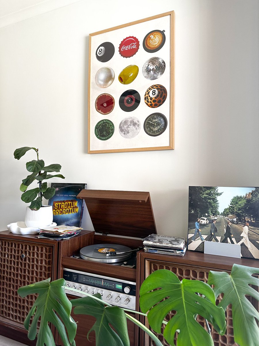 Favourite corner of my office. On rotation: (what’s the story) morning glory?