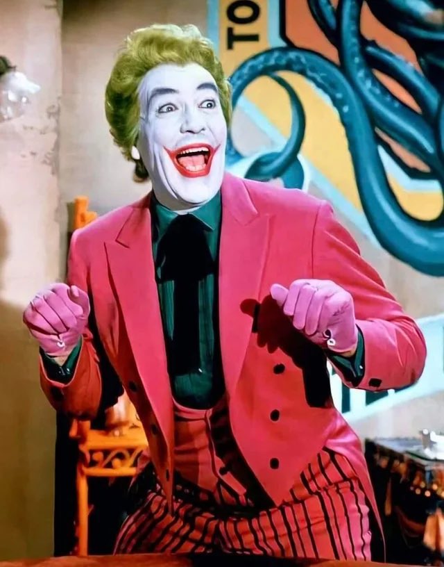 Many actors have tried, but you can’t beat the original Cesar Romero as the Joker in 1966