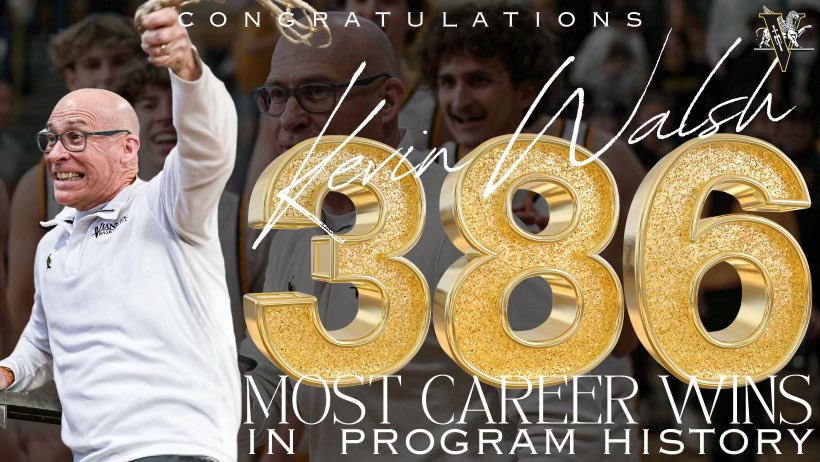 With today’s 85-66 Griffins victory over St. Dominic, Head Coach Kevin Walsh becomes the all-time winningest basketball coach in Vianney’s history. Congratulations, Coach Walsh!⚫️🟡🏀