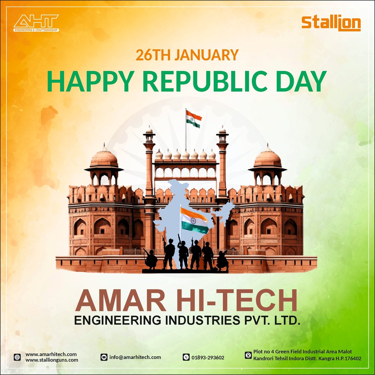 amarhitecheng's tweet photo. 🫡🇮🇳Freedom in mind, strength in words, and pride in our hearts. Happy Republic Day🇮🇳

🔥JOIN THE STALLION REVOLUTION🔥

#aht #stallion #makeinindia #gun #shotgun #gun #festival #pumpactionguns  #republicday #26january2024🇮🇳🇮🇳🇮🇳❤️❤️की_हार्दिक_शूभकामना🇮🇳🇮🇳🇮🇳 #bestallion #beindian https://t.co/GDwFwCSZFf