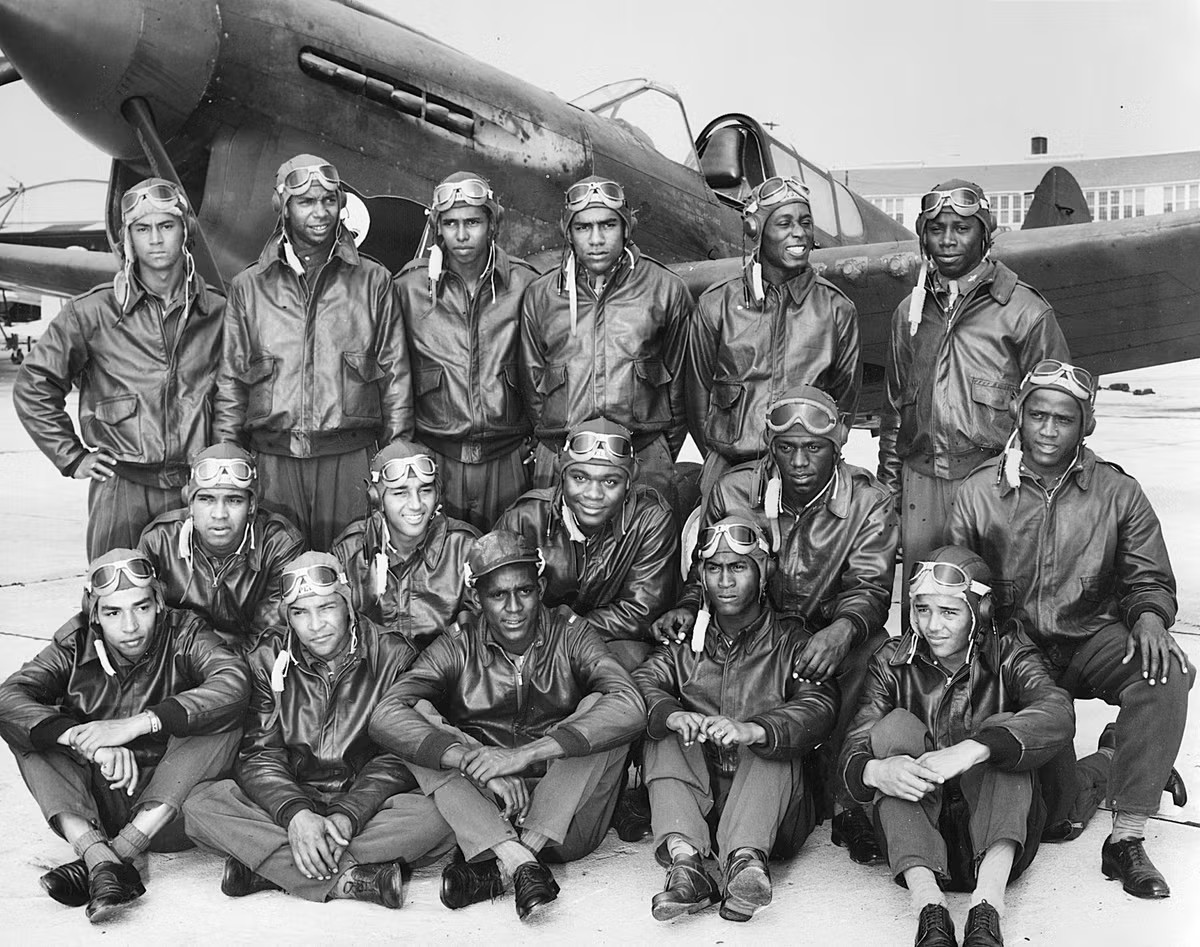 EyewitnessViews's tweet image. The Tuskegee Airmen were the first Black military aviators in the United States who fought in World War II &amp;amp; helped pave the way for desegregation of the military.  What they did for this entire NATION, can never and will NEVER be erased. #Tuskegee #BlackHistoryIsAmericanHistory