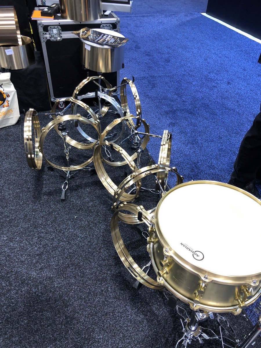 soundhouse_drum's tweet image. 夢の様な状態です😆✨
コレだけあったら1日触れる🤤💕

@nammshow #NAMMShow #サウンドハウスNAMM2025 #ドラムセット #スネアドラム