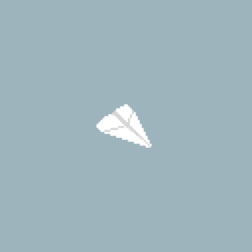 A #paper airplane. <a href="/Pixel_Dailies/">Pixel Dailies</a> #pixel_dailies #pixelart