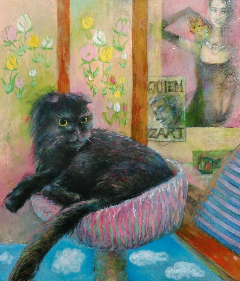 油彩「ベートーヴェン」