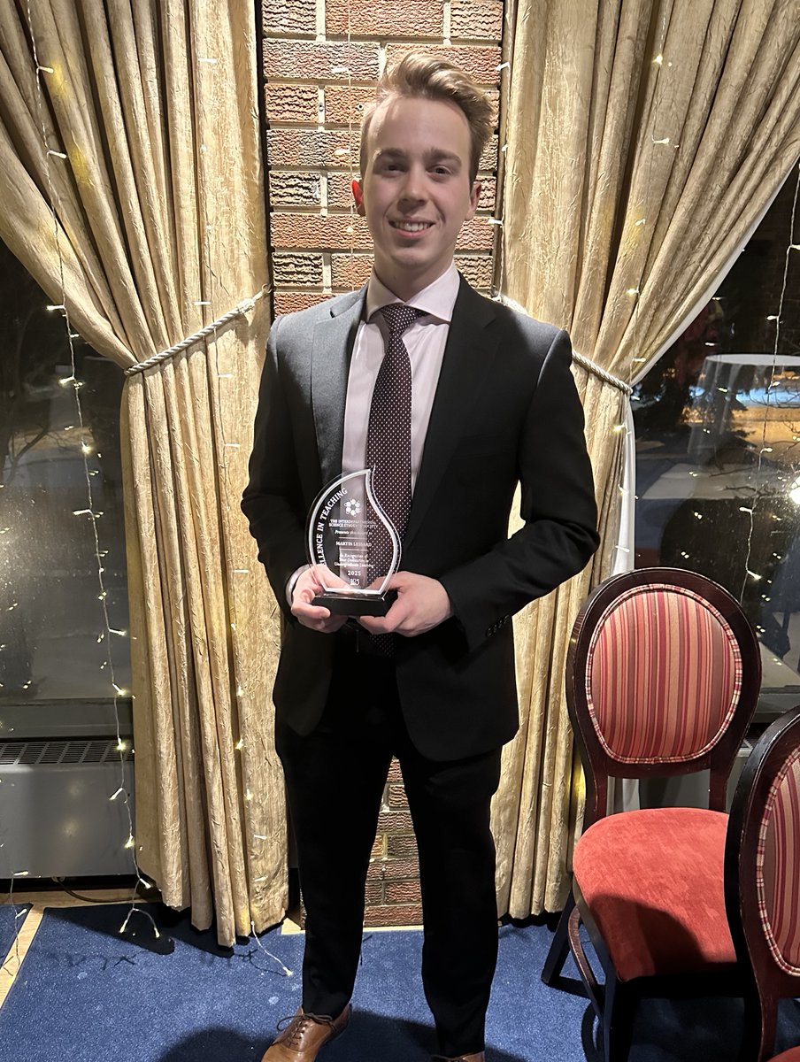 Congrats to Martin (<a href="/MartinCLessard/">Martin Lessard</a>) who was recognized with a <a href="/ISSS_UofA/">ISSS @ the U of A</a> Teaching Excellence Award! He was nominated by undergraduate students in the Faculty of Science. 
<a href="/ualbertaScience/">UAlbertaScience</a> #UAlberta #Chemistry